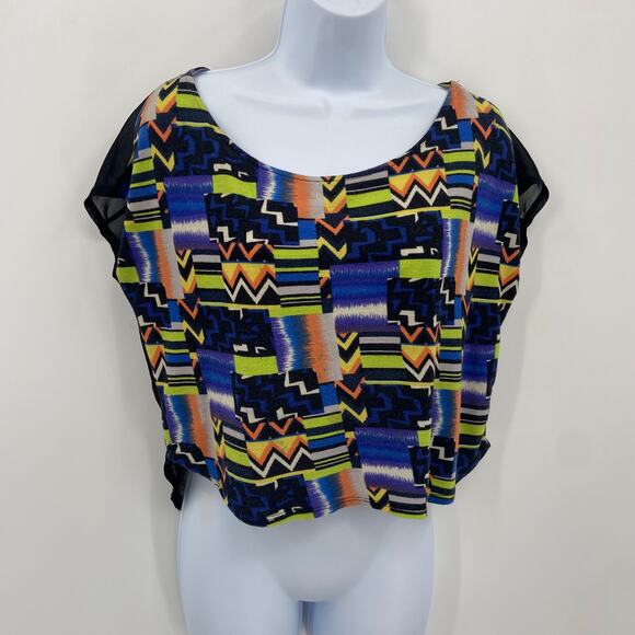 Forever XXI See Through Belly Top - Size Small - Picture 1 of 6